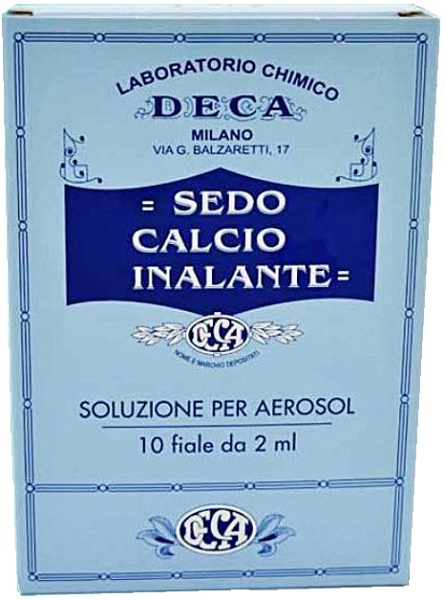 SEDO CALCIO INALANTE SOLUZIONE AEROSOL 10 FIALE 2 ML - FARMACIA33