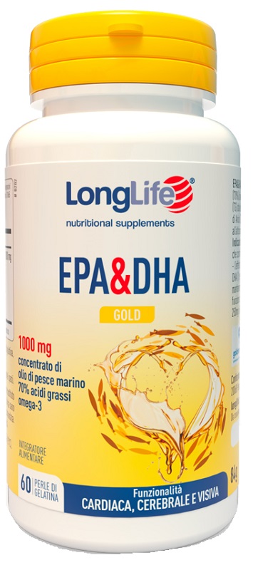 LONGLIFE EPA DHA GOLD 60 PERLE - FARMACIA33