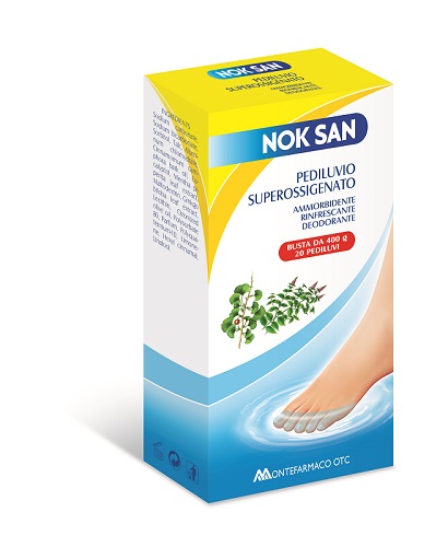 NOK SAN PEDILUVIO SUPEROSSIGENATO 400 G - FARMACIA33