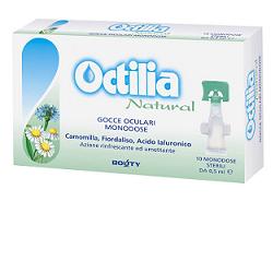OCTILIA NATURAL GOCCE OCCHI IRRITATI E ARROSSATI 10 FLACONCINI MONODOSE 0,5 ML - FARMACIA33