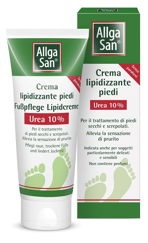 AllgaSan Allga San Crema Lipidizzante Piedi All' Urea 10% 100 ml - FARMACIA33