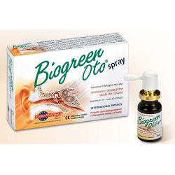 SOLUZIONE OTOLOGICA BIOGREEN OTO SPRAY RIMOZIONE E DISSOLUZIONE CERUME 13 ML - FARMACIA33