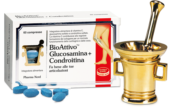 BIOATTIVO GLUCOSAMINA + CONDROITINA 60 COMPRESSE - FARMACIA33