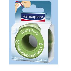 CEROTTO ROCCHETTO HANSAPLAST SENSITIVE 5MX2,50CM 1 PEZZO - FARMACIA33