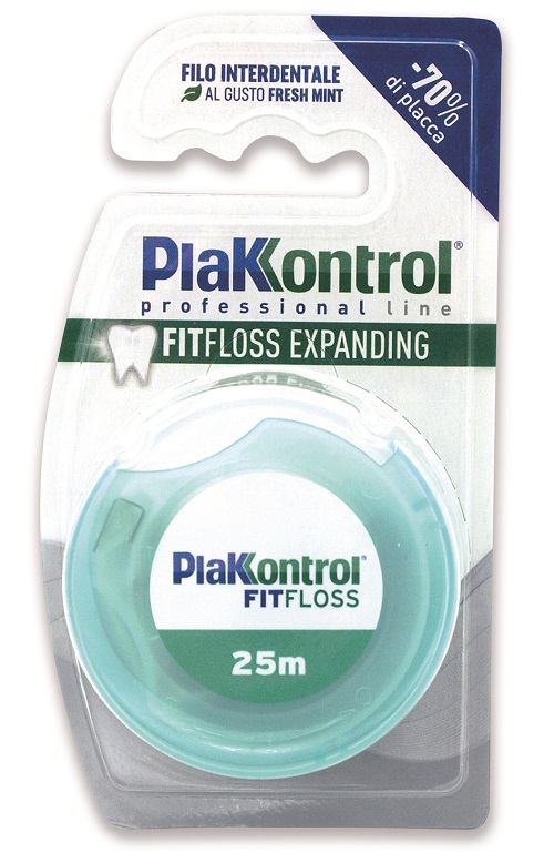 PLAKKONTROL FIT FLOSS FILO 25 M - FARMACIA33