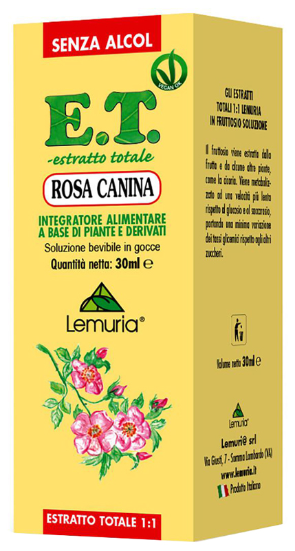 ET ESTRATTO TOTALE ROSA CANINA 30 ML SENZA ALCOL - FARMACIA33