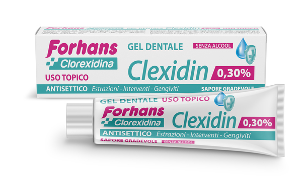 FORHANS CLEXIDIN COLLUTORIO IN GEL ALLA CLOREXIDINA 0,30% 30 - FARMACIA33