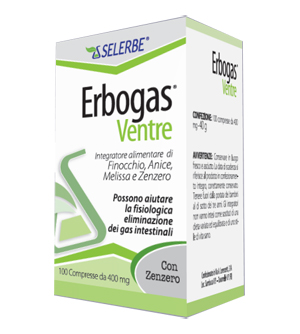 ERBOGAS VENTRE 100 COMPRESSE - FARMACIA33