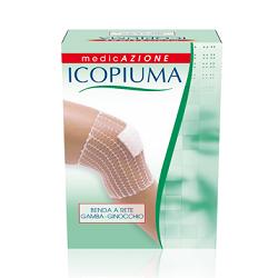BENDA ICOPIUMA A COMPRESSIONE FISIOLOGICA PER GAMBA E GINOCCHIO CAL 5 1 PEZZO - FARMACIA33
