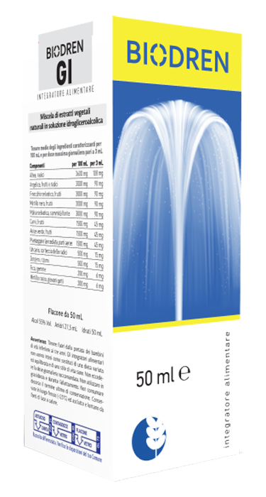 BIODREN GI SOLUZIONE IDROALCOLICA 50 ML - FARMACIA33