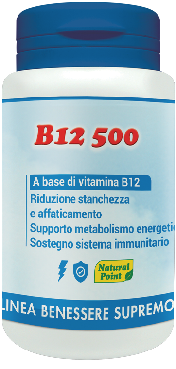 B12 500 CIANOCOBALAMINA 100 CAPSULE VEGETALI - FARMACIA33