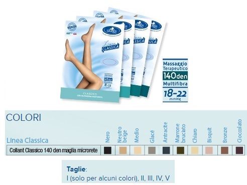 SAUBER COLLANT 140 DENARI MAGLIA MICRORETE BISQUIT 5 LINEA CLASSICA - FARMACIA33