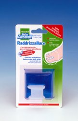 RADDRIZZA ALLUCE IN GEL DI SILICONE BIANCO SEMITRASPARENTE SAGOMATA PER PROTEGGERE E RIALLINEARE L'ALLUCE EVITANDO LO SFREGAMENTO FRA IL PRIMO E IL SECONDO DITO IGIENEPIEDE 1 PEZZO - FARMACIA33