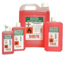 ALCOOL ETILICO DENATURATO 90% 250 ML - FARMACIA33