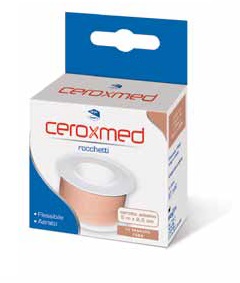 CEROTTO IN ROCCHETTO CEROXMED AERATO IN TESSUTO ROSA 500X2,50 CM 1 PEZZO - FARMACIA33
