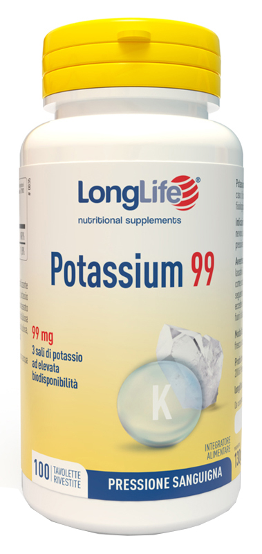 LONGLIFE POTASSIUM 99 100 TAVOLETTE RIVESTITE - FARMACIA33
