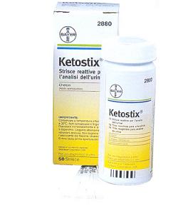 STRISCE MISURAZIONE CHETONURIA KETOSTIX 50 PEZZI - FARMACIA33