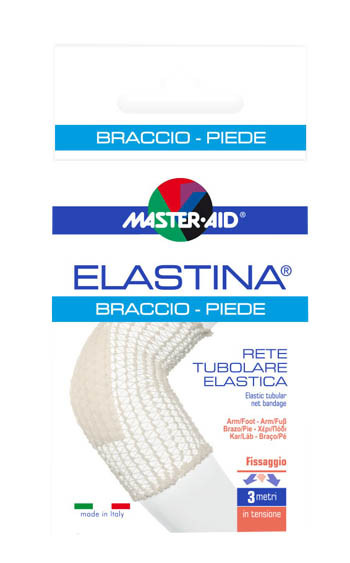 RETE TUBOLARE ELASTICA IPOALLERGENICA MASTER-AID ELASTINA BRACCIO/PIEDE 3 MT IN TENSIONE CALIBRO 4 CM - FARMACIA33