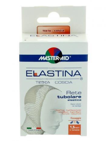 RETE TUBOLARE ELASTICA IPOALLERGENICA MASTER-AID ELASTINA TESTA/COSCIA 1,5 MT IN TENSIONE CALIBRO 6 CM - FARMACIA33