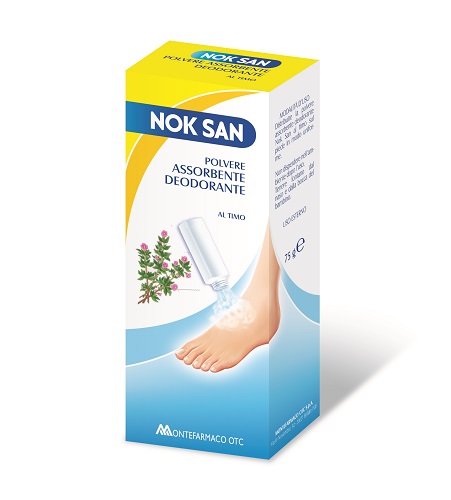 NOK SAN POLVERE ASSORBENTE DEODORANTE 75 G - FARMACIA33