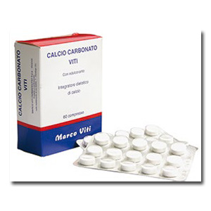 CALCIO CARBONATO VITI 60 COMPRESSE - FARMACIA33