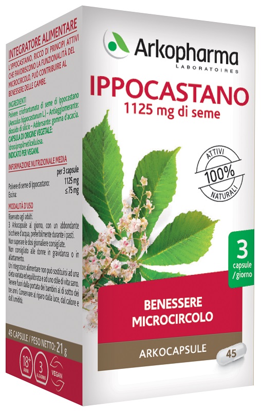 ARKO CAPSULE IPPOCASTANO 45 CAPSULE - FARMACIA33