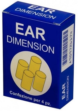EAR DIMENSION TAPPO AURICOLARE IN SPUGNA 4 PEZZI - FARMACIA33