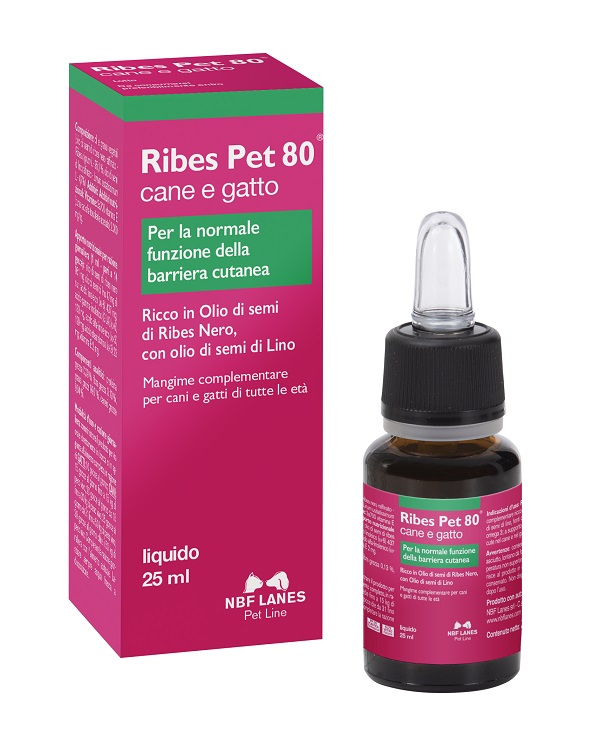 RIBES PET 80 GOCCE OLIO 25 ML CON CONTAGOCCE - FARMACIA33