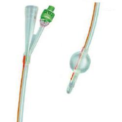 CATETERE FOLEY IN SILICONE TRASPARENTE A 2 VIE CON PALLONCINO 5-10ML DIAMETRO CH20 6,66MM LUNGHEZZA 40CM - FARMACIA33