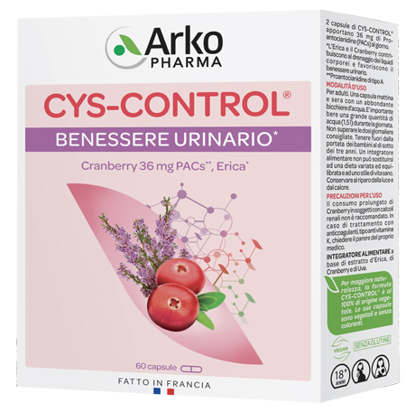 CYS CONTROL 60 CAPSULE CON ERICA - FARMACIA33