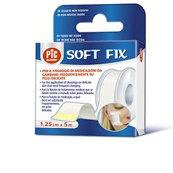CEROTTO IN ROCCHETTO PIC SOFT FIX TESSUTO NON TESSUTO 5X500 CM CON FUSTELLA - FARMACIA33