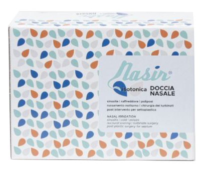 SOLUZIONE FISIOLOGICA ISOTONICA STERILE NASIR IN SCATOLA CON10 SACCHE VERSIONE LUER LOCK DA 250ML - FARMACIA33