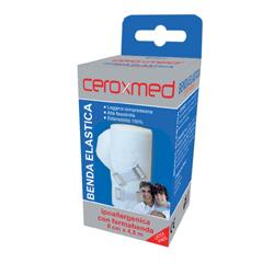 BENDA ELASTICA CEROXMED 10X450 CM CON GANCIO 1 PEZZO - FARMACIA33