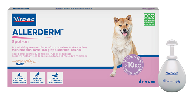 ALLERDERM SPOT ON CANI SUPERIORI A 10 KG 6 PIPETTE 4 ML - FARMACIA33