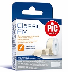 CEROTTO IN ROCCHETTO PIC CLASSIC FIX TELA BIANCO 2,5X500 CM FUSTELLA - FARMACIA33
