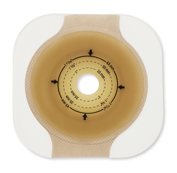 PLACCA CONFORM 2 FORMAFLEX CON ADESIVO BARRIERA PROTETTIVA A SPESSORE DIFFERENZIATO RILIEVI CIRCOLARI FILM DI SUPPORTO ANELASTICO FLANGIA FLOTTANTE 45 MM 5 PEZZI - FARMACIA33