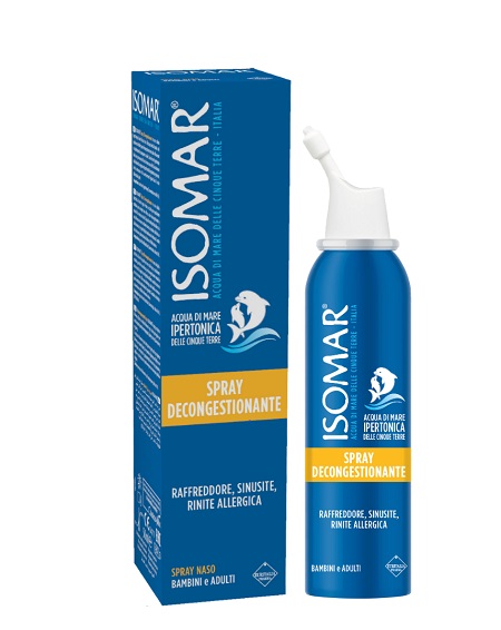 ISOMAR NASO CHIUSO SOLUZIONE ACQUA DI MARE IPERTONICA PER DECONGESTIONE NASO CHIUSO 50 ML - FARMACIA33