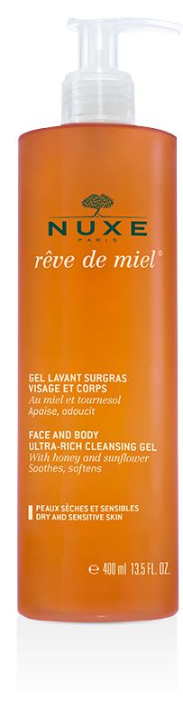 NUXE REVE DE MIEL GEL DETERGENTE VISO E CORPO 400 ML - FARMACIA33
