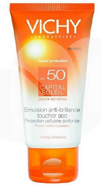 IDEAL SOLEIL VISO DRY TOUCH SPF50 50 ML - FARMACIA33