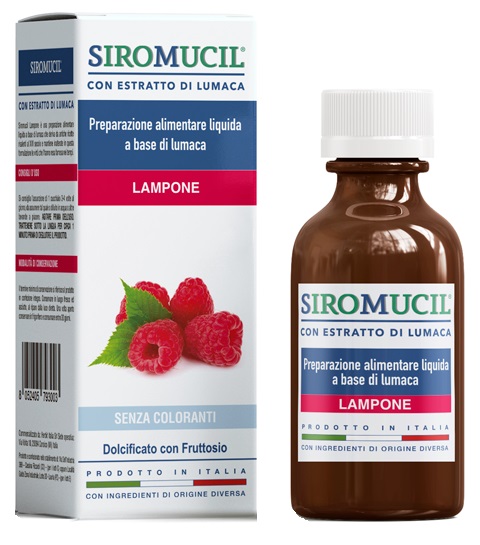 SIROMUCIL PREPARATO ALIMENTARE CON ESTRATTO DI LUMACA AL LAMPONE 150 ML - FARMACIA33