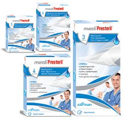 MEDICAZIONE MEDIPRESTERIL POST OPERATORIA IMPERMEABILE STERILE 7,5X10CM 4 PEZZI - FARMACIA33