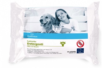 ORME NATURALI SALVIETTINE DETERGENTI ALL'OLIO DI NEEMM 20 PEZZI - FARMACIA33