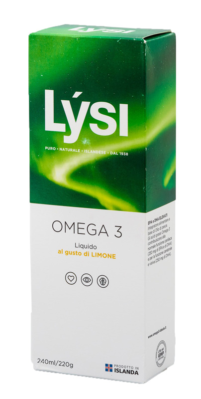 LYSI OMEGA3 LIQUIDO LIMONE 240 ML - FARMACIA33