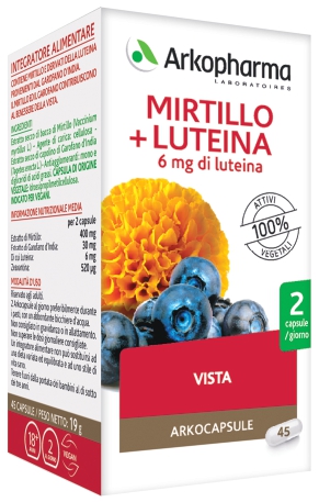 ARKO CAPSULE MIRTILLO+LUTEINA 45 CAPSULE - FARMACIA33