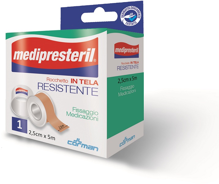 CEROTTO IN ROCCHETTO IN TELA MEDIPRESTERIL 5X250CM - FARMACIA33