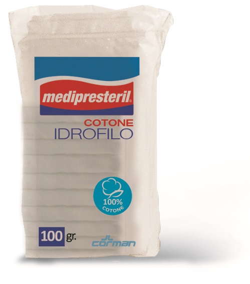 COTONE IDROFILO FU MEDIPRESTERIL CONFEZIONE DA 100GRAMMI - FARMACIA33