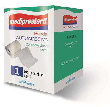 BENDA ADESIVA MEDIPRESTERIL 6X400CM - FARMACIA33