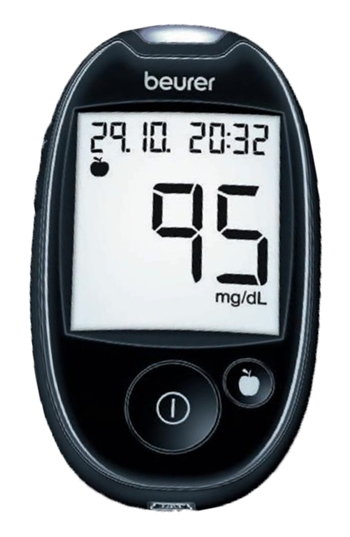 BEURER GLUCOMETRO GL44 METER MG/DL NERO - FARMACIA33