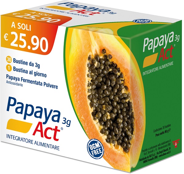 PAPAYA ACT 3G 30 BUSTINE - FARMACIA33