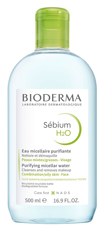SEBIUM H2O ACQUA MICELLARE DETERGENTE PURIFICANTE 500 ML - FARMACIA33